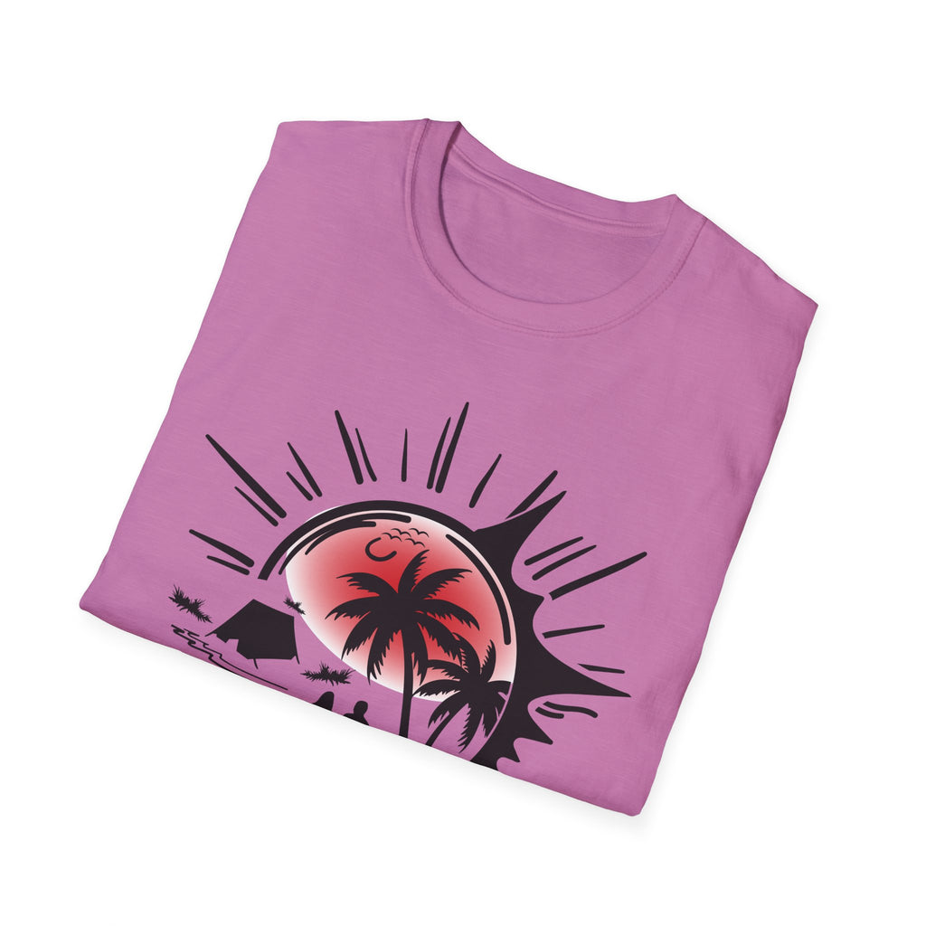 T-Shirt — Tropical Sunset Beach Graphic Tee