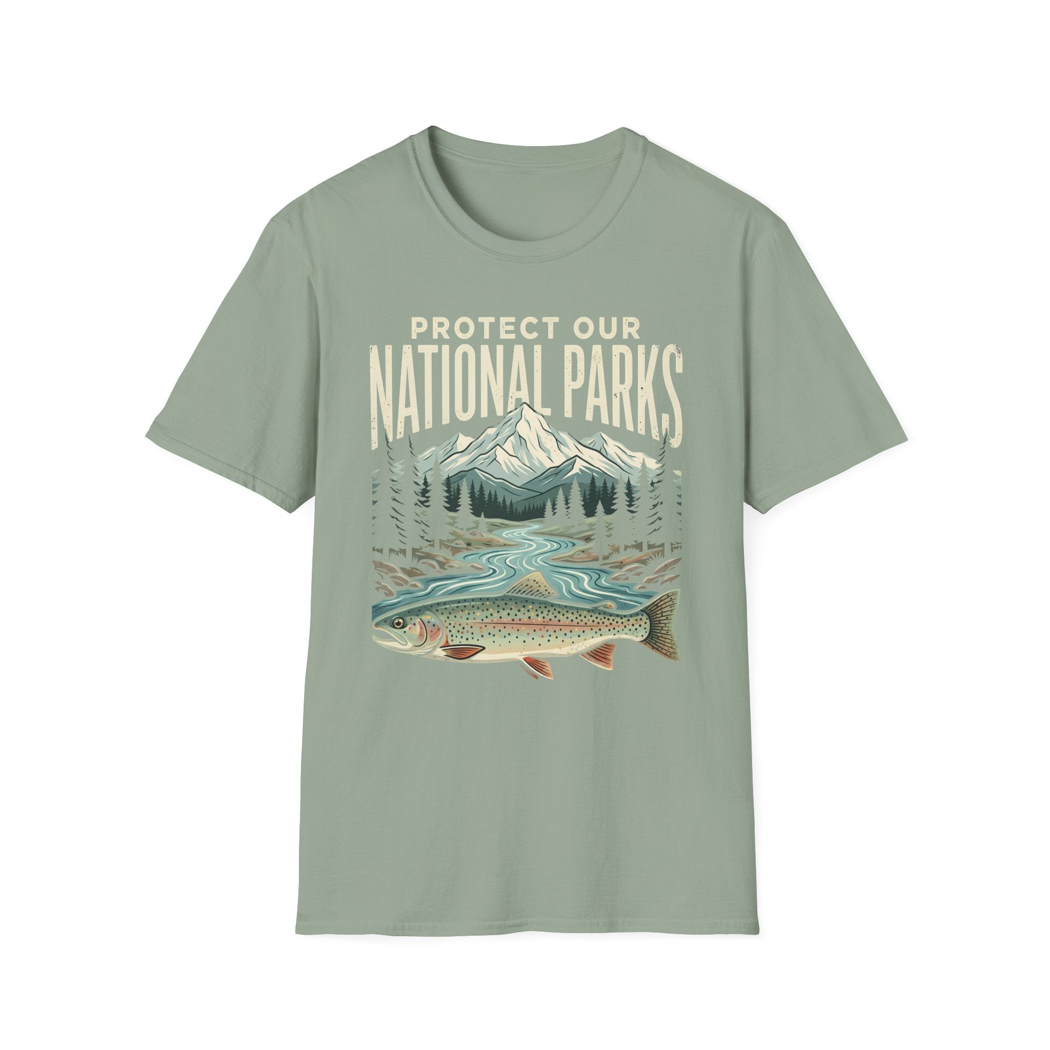 Protect Our National Parks T-Shirt — Vintage Mountain & Trout Outdoor Tee