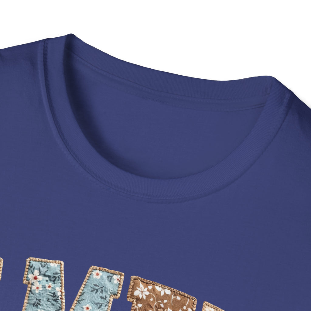 Amen Floral T-Shirt — Vintage Patchwork Faith Tee