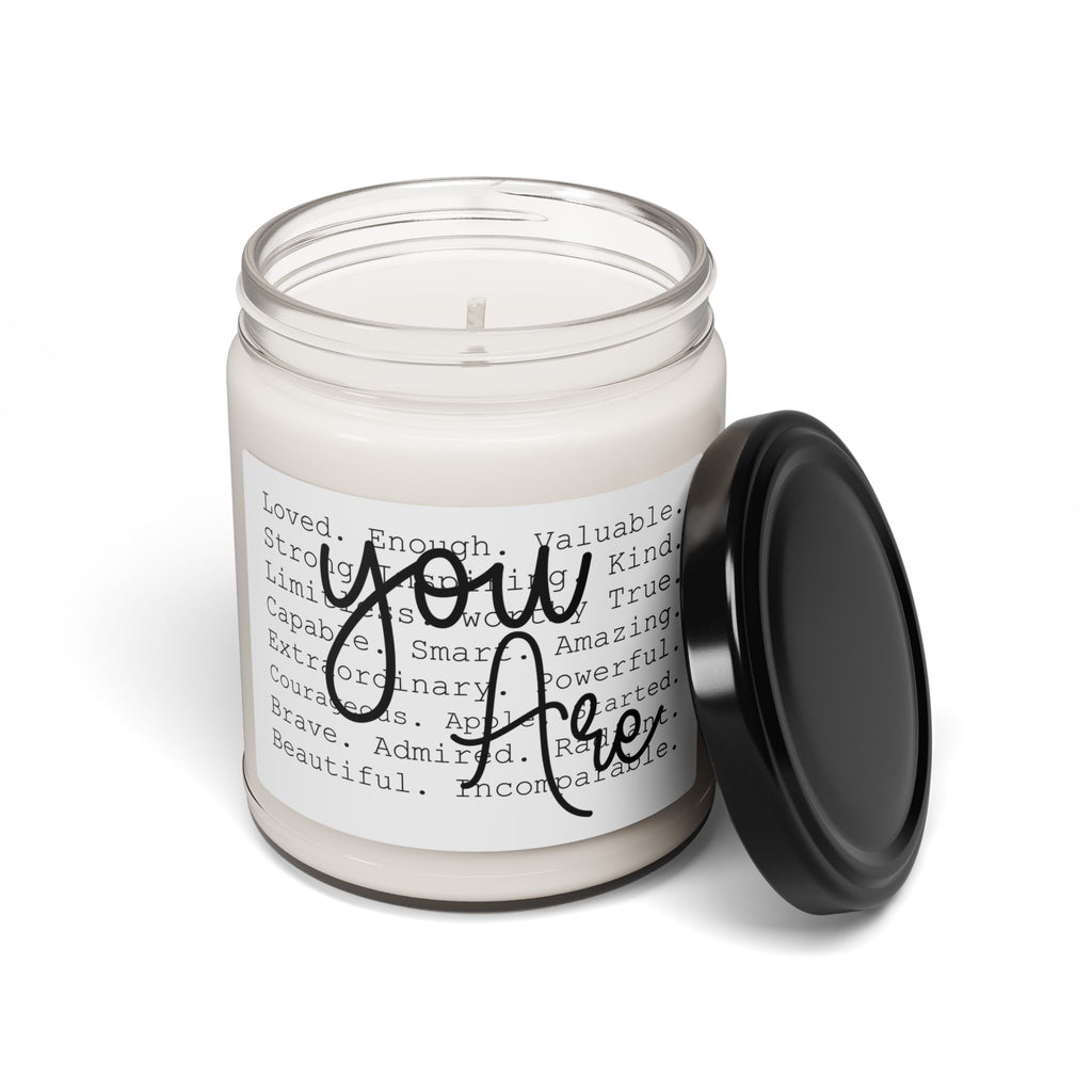 You Are Loved Soy Candle — 9oz Scented Jar (Affirmation Gift)