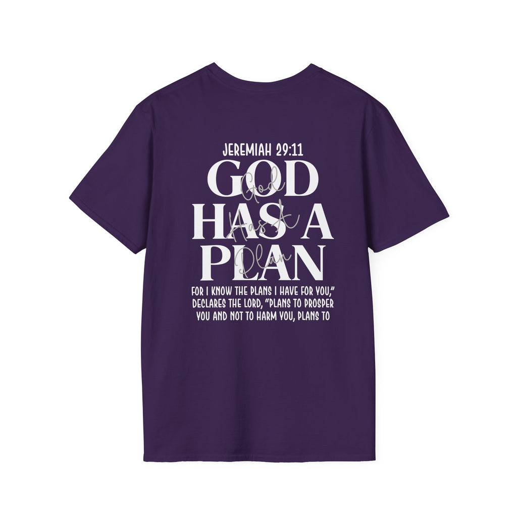 God Has a Plan T-Shirt — Jeremiah 29:11 Christian Faith Tee