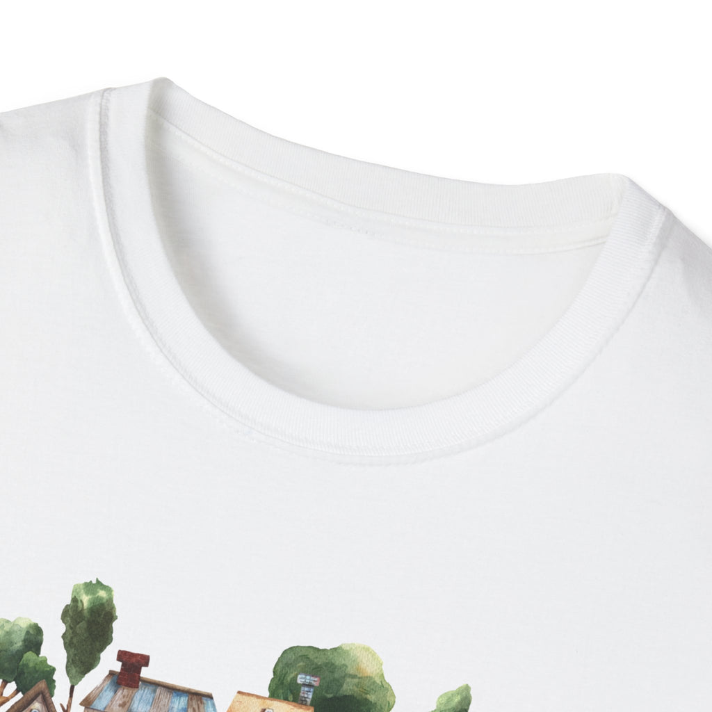 Neighborhood Houses T-Shirt — "Mr. Rogers did not adequately prepare me for the people in my neighborhood"