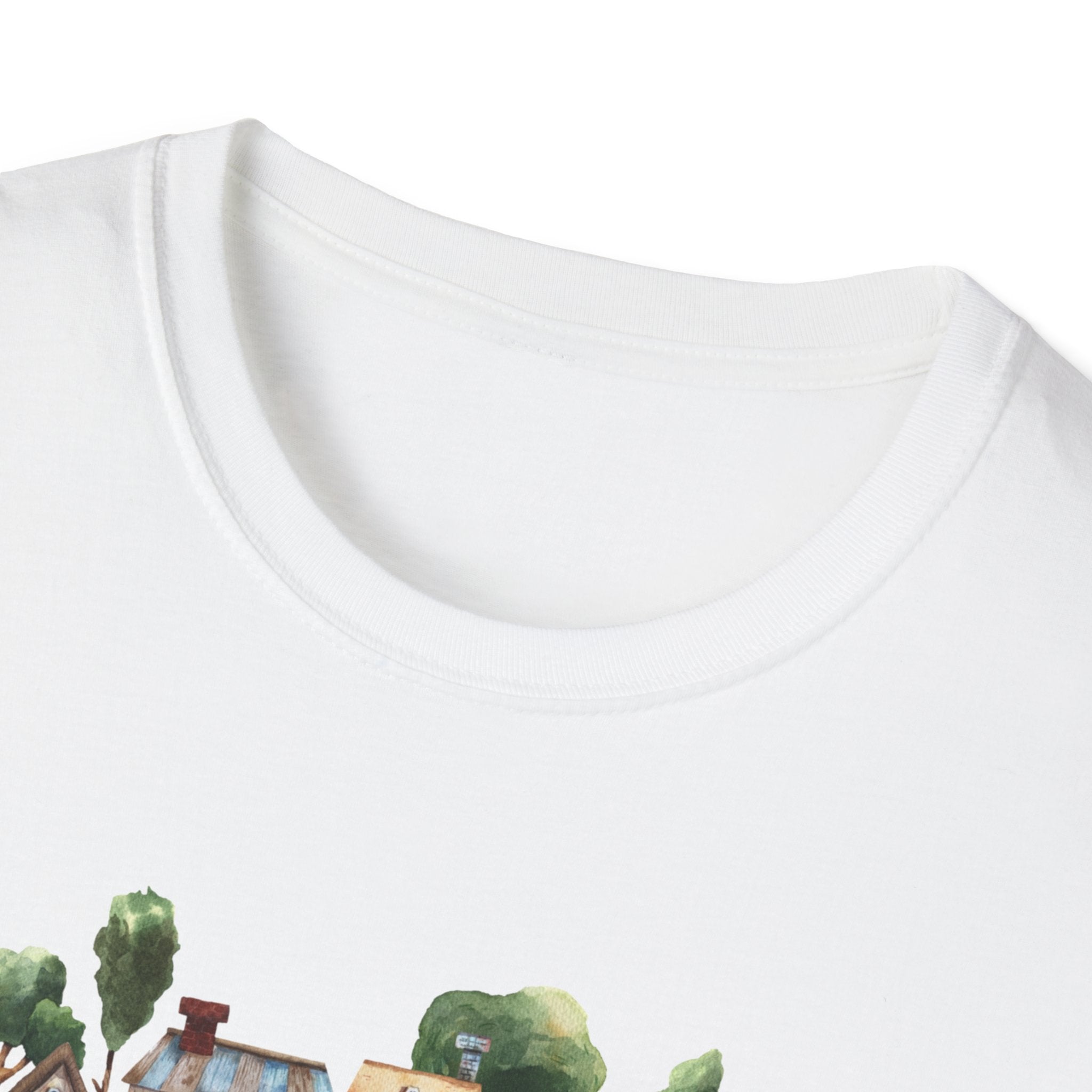 Neighborhood Houses T-Shirt — "Mr. Rogers did not adequately prepare me for the people in my neighborhood"