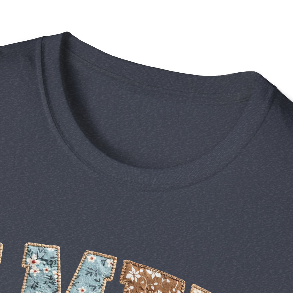 Amen Floral T-Shirt — Vintage Patchwork Faith Tee