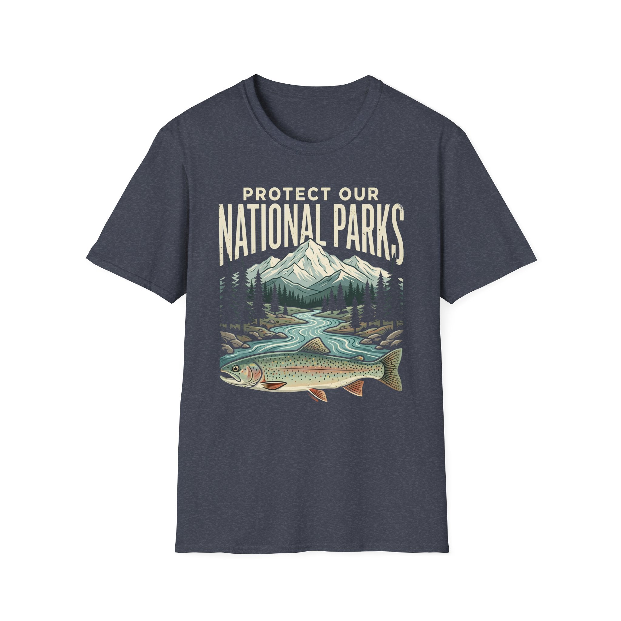 Protect Our National Parks T-Shirt — Vintage Mountain & Trout Outdoor Tee