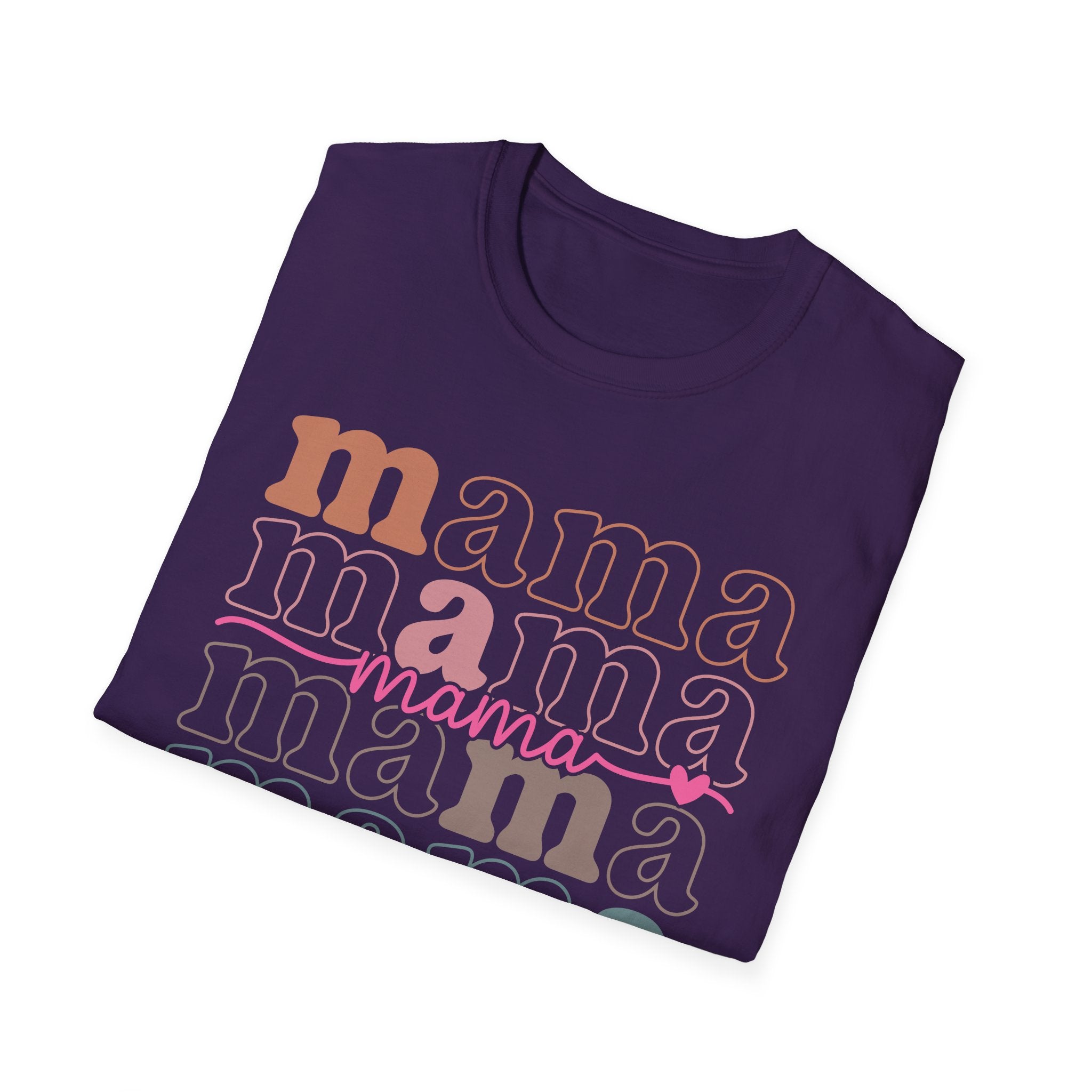 Mama Retro Stack T-Shirt — Feminine Mother’s Day Tee