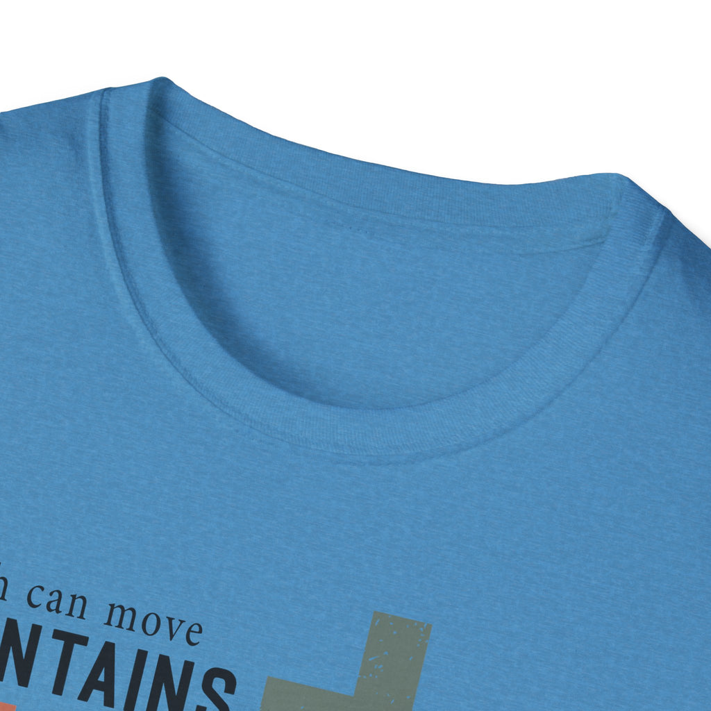 Faith Mountains T-Shirt — Matthew 17:20 Christian Inspirational Tee