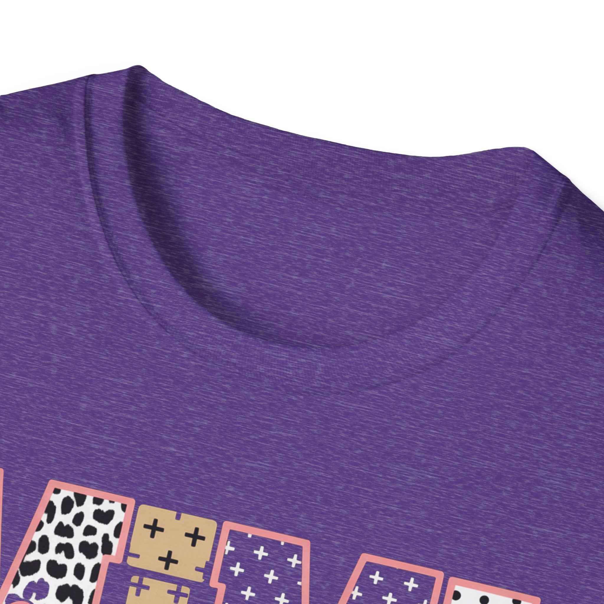 Mimi Leopard Patchwork T‑Shirt — Cute Floral & Animal Print "Mimi" Graphic Tee