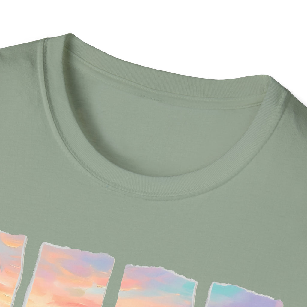 Mountain Sunrise Scenic T-Shirt – "The World Is A Wonderful Place" Nature Tee