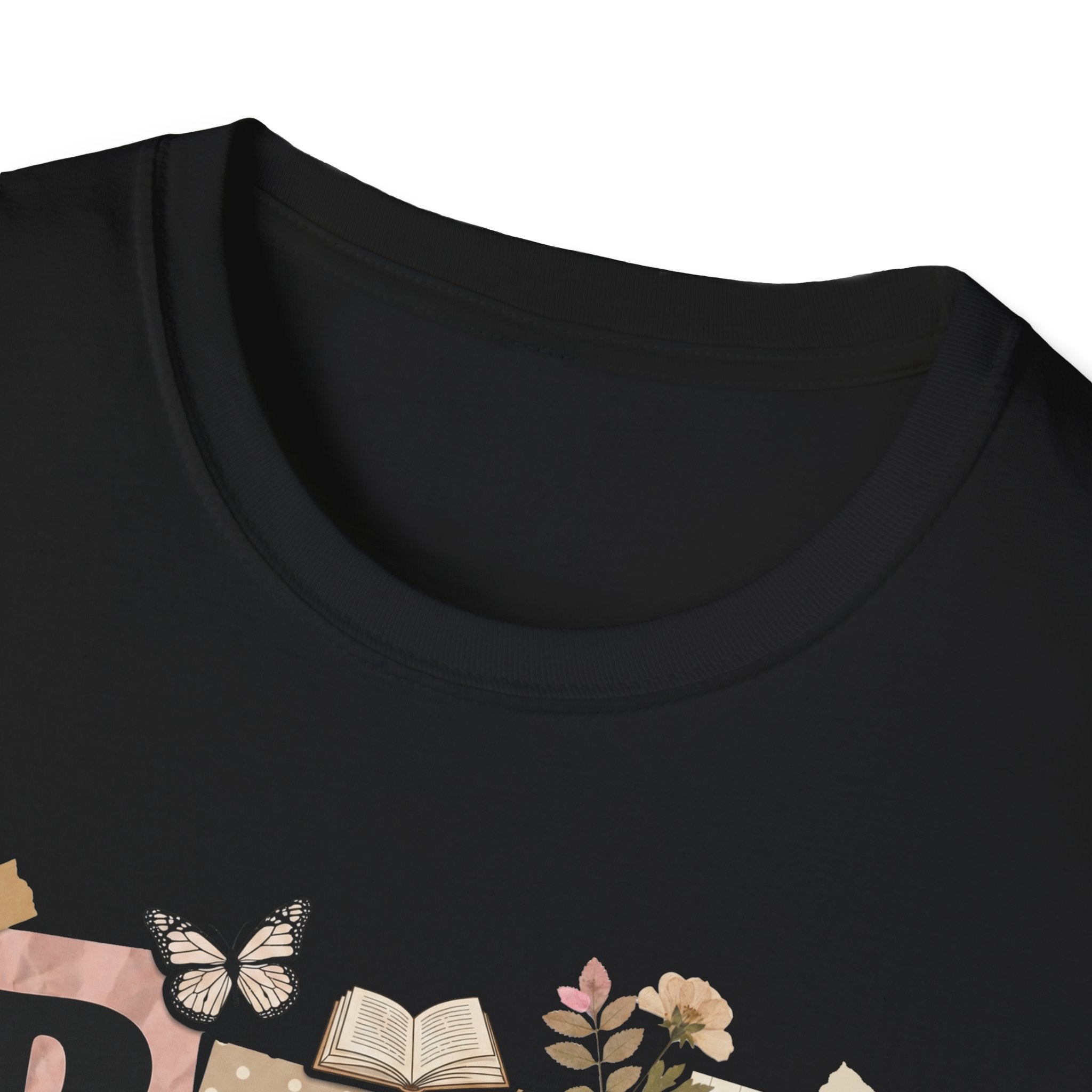 Book Nerd T-Shirt — Vintage Collage Reading Lover Tee