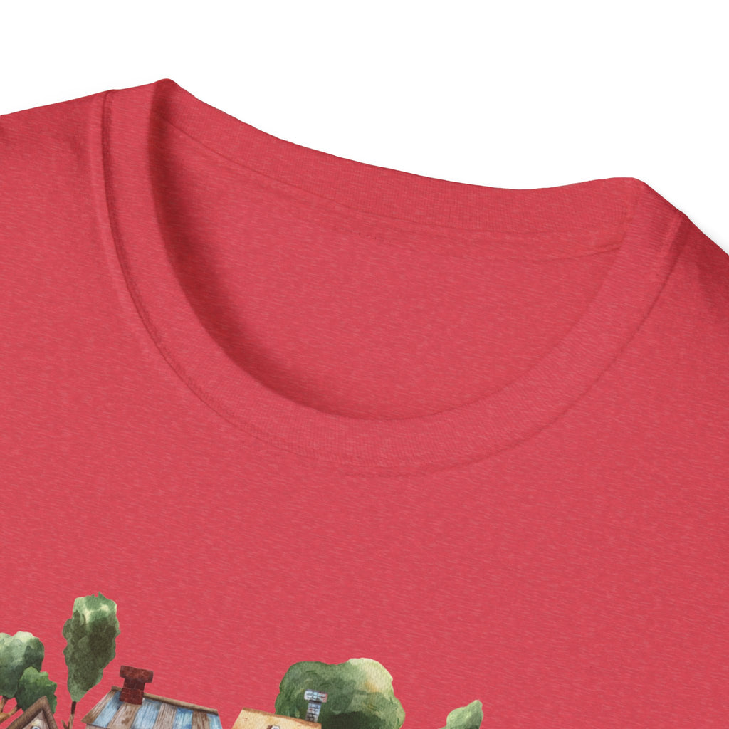 Neighborhood Houses T-Shirt — "Mr. Rogers did not adequately prepare me for the people in my neighborhood"