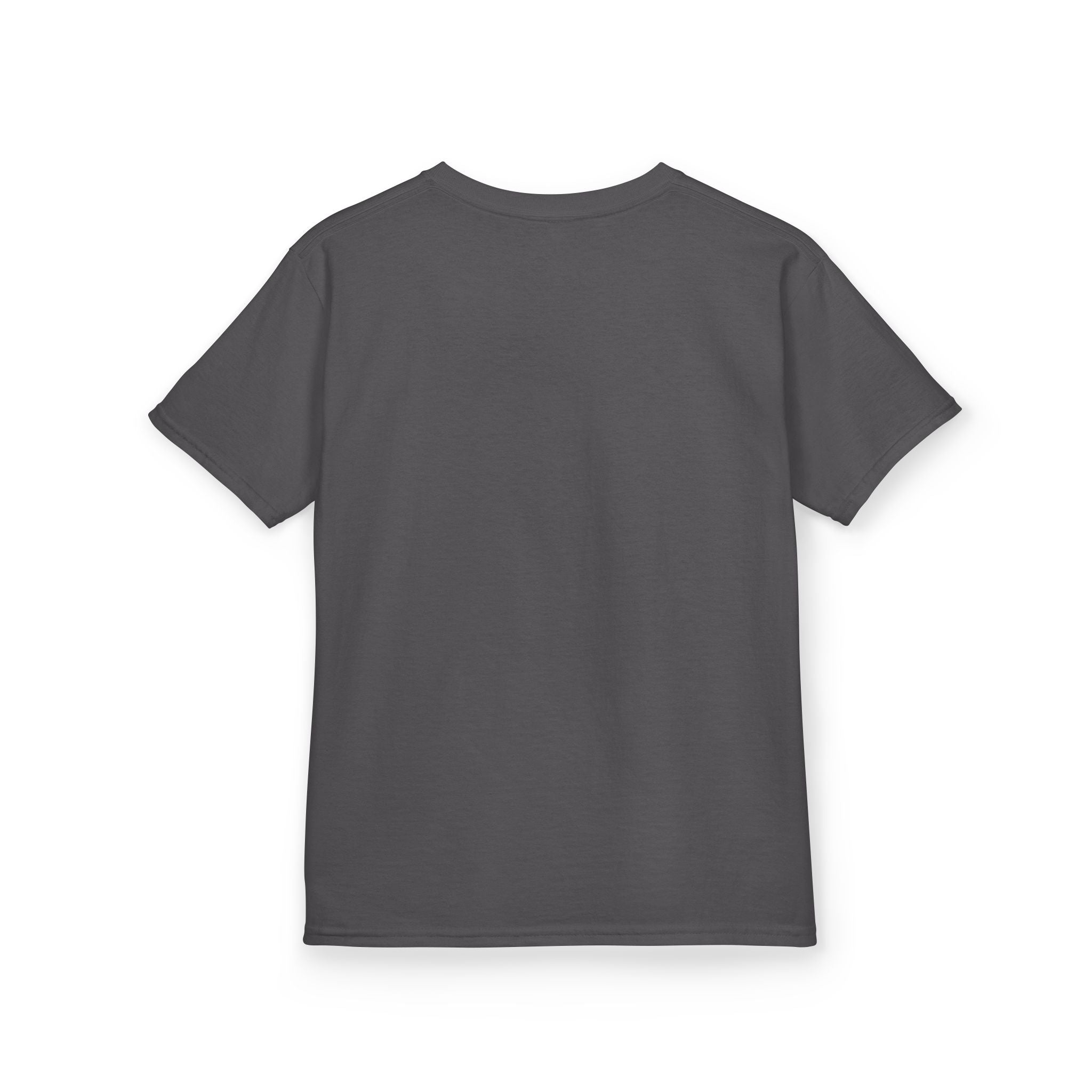 Kids T-Shirt — Vintage Bunny Girl Oval Portrait Tee (Pastel Floral, Bow Accent)