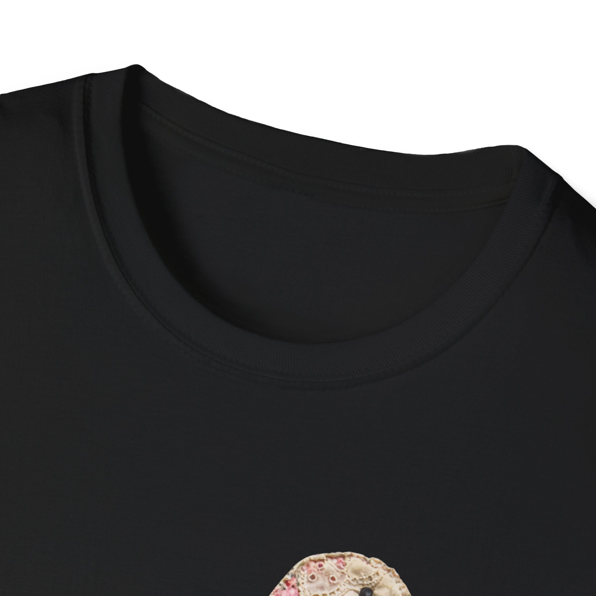 Vintage Patchwork Duck T-Shirt — Cute Floral Goose with Bow Tee