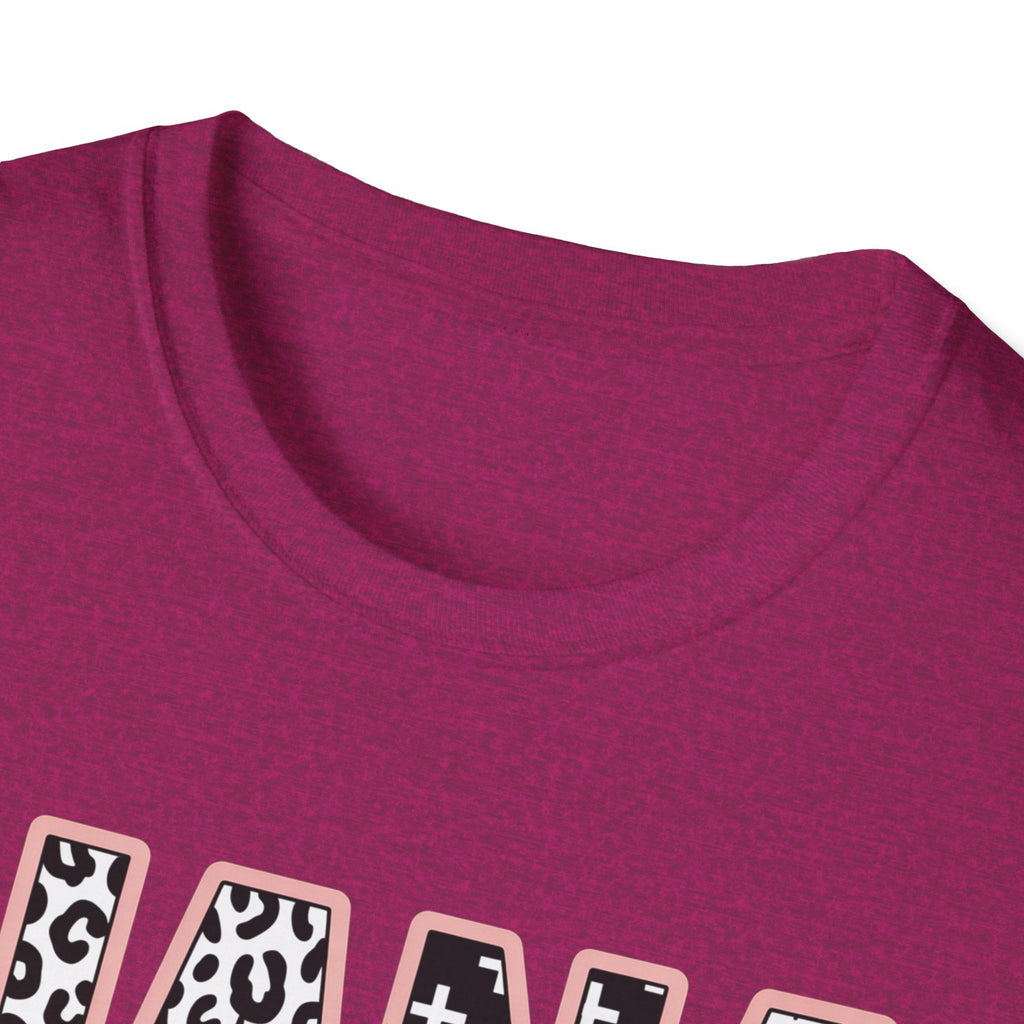 Nana Leopard & Stars T-Shirt — Personalized 'Nana' Graphic Tee for Grandmothers