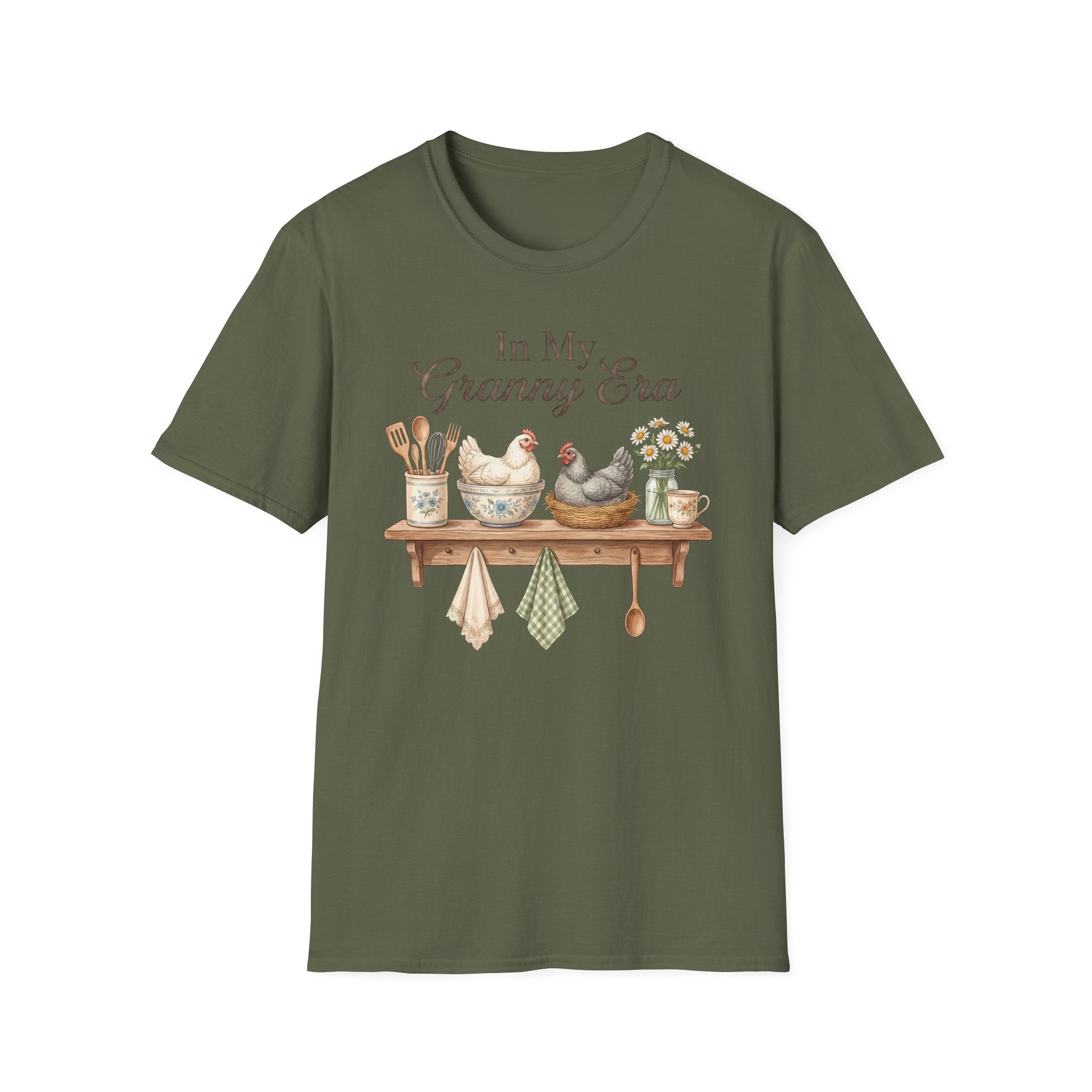 Granny Kitchen T-Shirt — "In My Granny Era" Vintage Farmhouse Tee