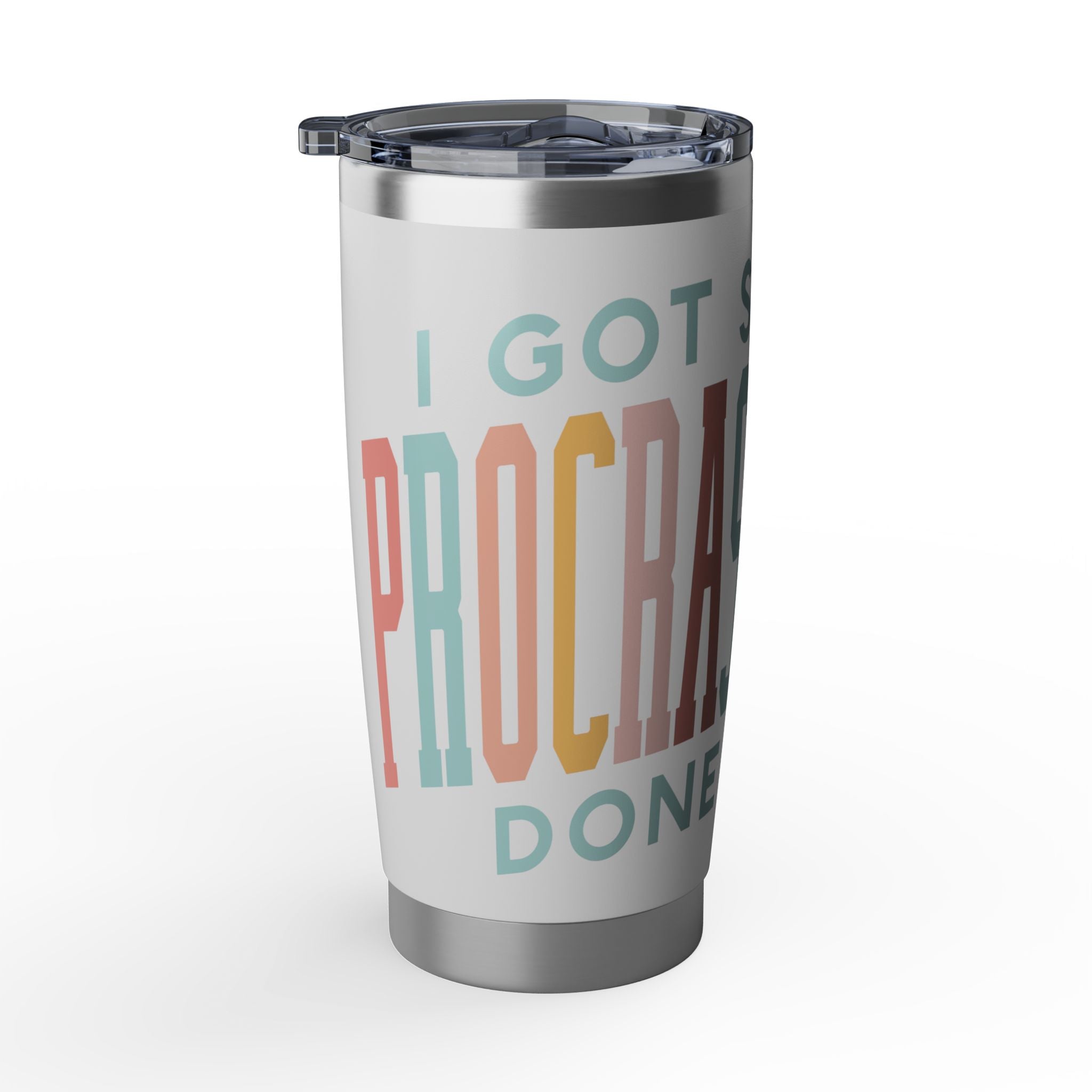 Vagabond 20oz Tumbler — 'Not So Much Procrastinating' Retro Travel Insulated Cup