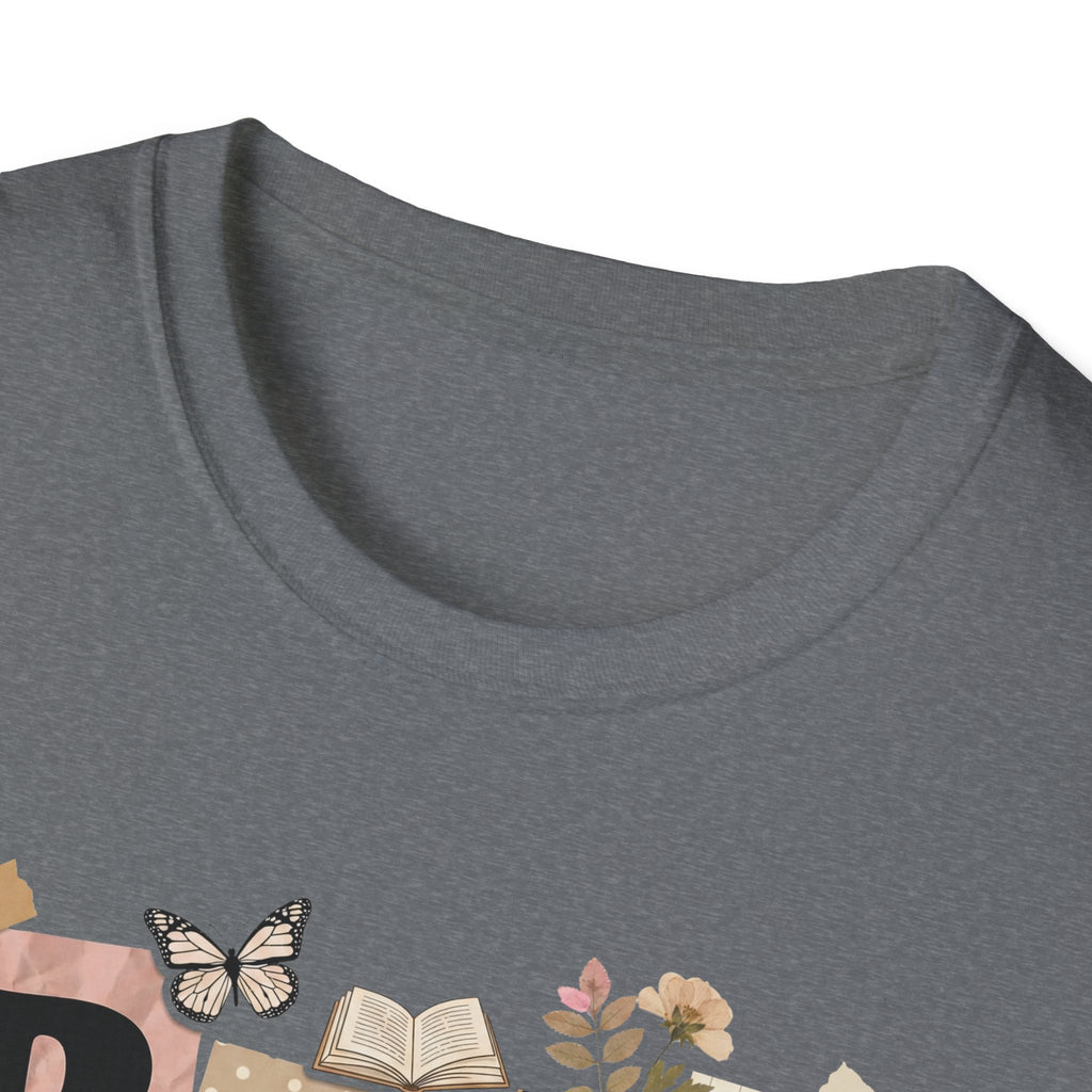 Book Nerd T-Shirt — Vintage Collage Reading Lover Tee