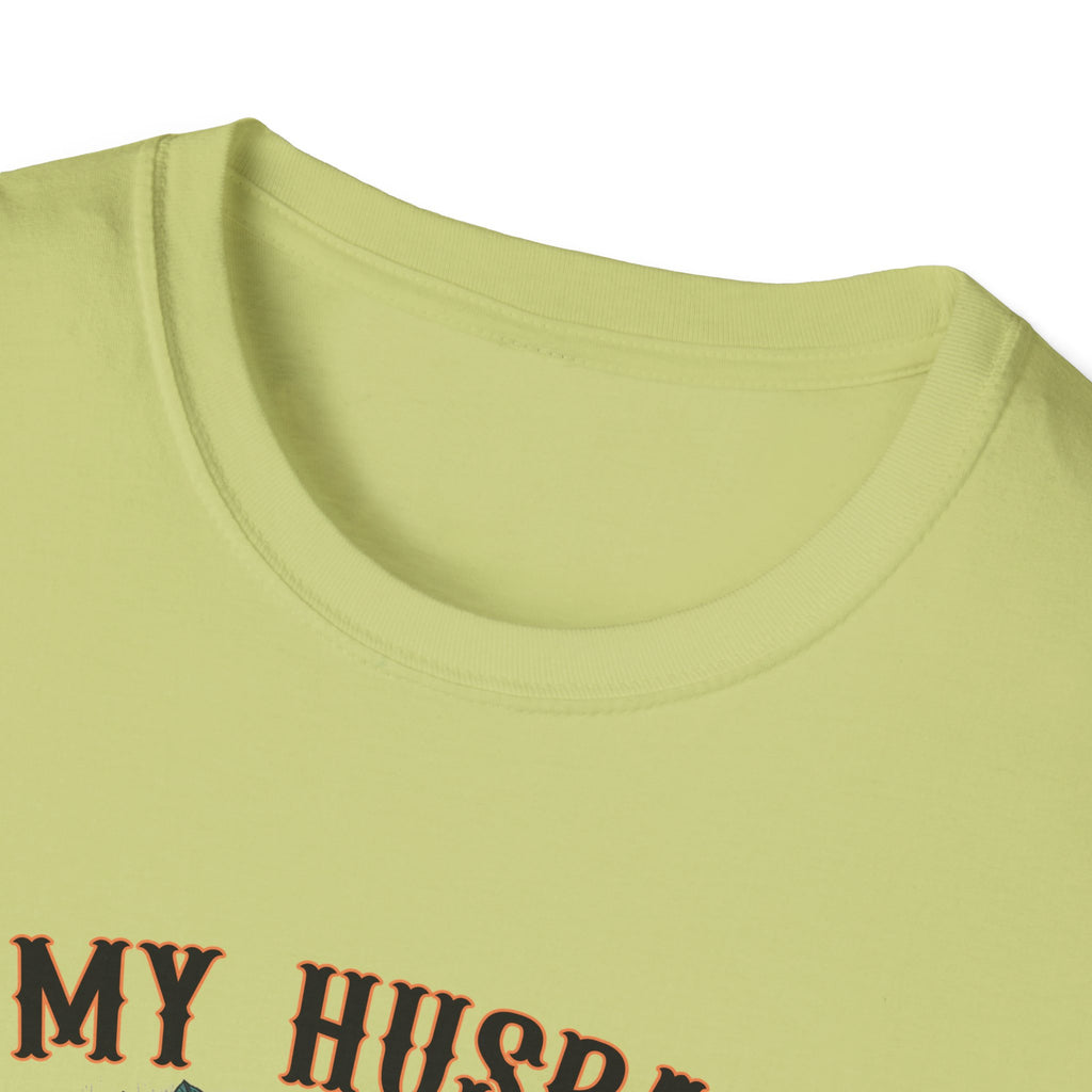 On My Husband's Last Nerve Skull & Roses T‑Shirt