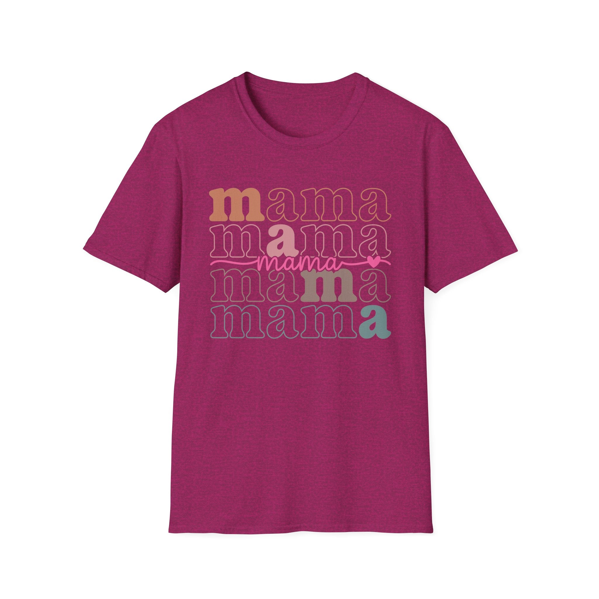 Mama Retro Stack T-Shirt — Feminine Mother’s Day Tee