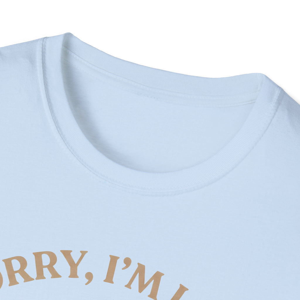 Thrifting Goose T‑Shirt — "Sorry I'm Late I Was Busy Thrifting" Vintage Bike Design