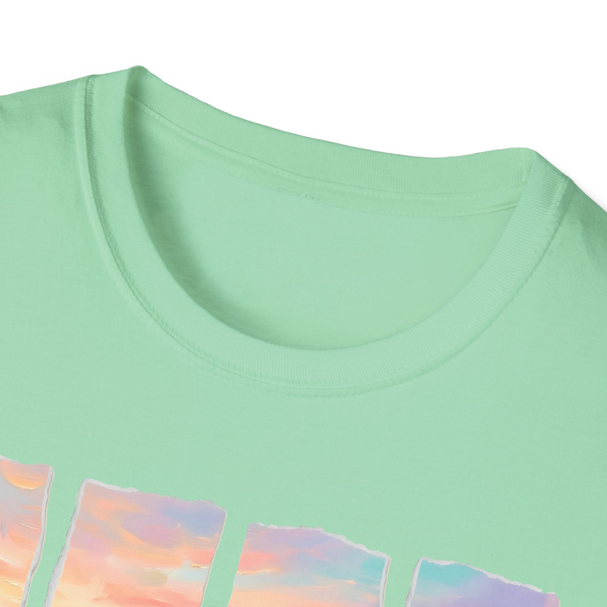Mountain Sunrise Scenic T-Shirt – "The World Is A Wonderful Place" Nature Tee