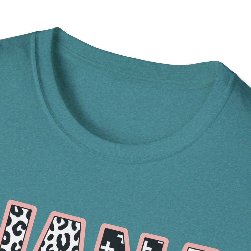 Nana Leopard & Stars T-Shirt — Personalized 'Nana' Graphic Tee for Grandmothers