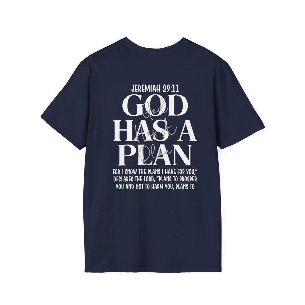 God Has a Plan T-Shirt — Jeremiah 29:11 Christian Faith Tee